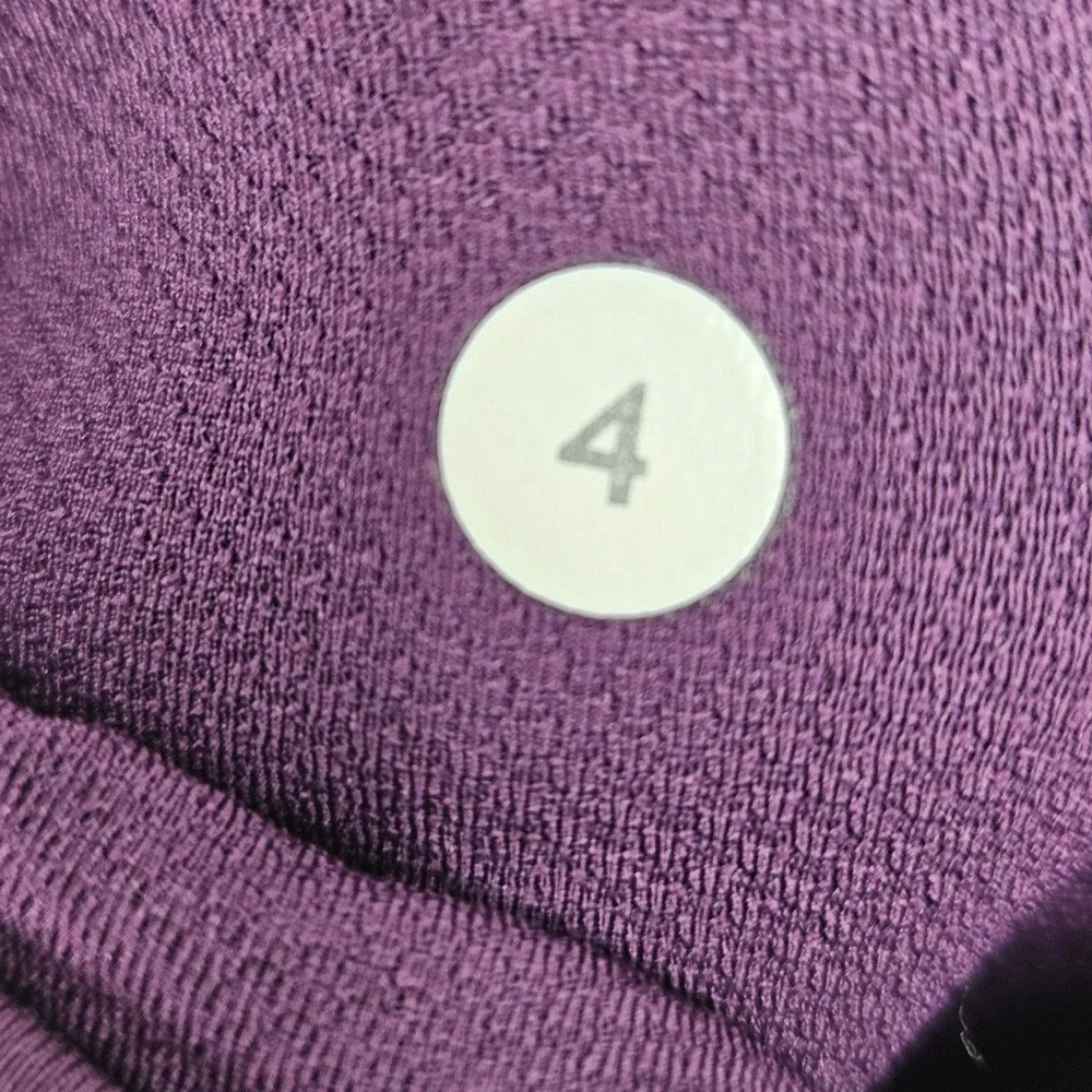 Lululemon Pants Womens 4 Inspire Joggers Purple Athletic Gym Leisure Yoga FLAWS